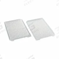 MTC BIO Sealing Mat: Round, 384 Wells, White, Silicone, 4.5 mm Well Opening Size, Not Vented (MPN D3320-40). Key specifications — attr1383125: MTC BIO; attr1383132: Not Pre-Slit; attr1383140: Round; attr1383126: White; attr1383129: Leak-Proof Seal.