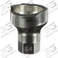 3M Spray Gun Cup Adapter: Spray Gun Adapter, Adapters for Spray Gun Cups, PPS, Stainless Steel, S4 (MPN 26005). Key specifications — Brand: 3M; Compatible with Series: PPS; Material: Stainless Steel; Adapter Type: S4; Thread Size: M12x1.0; Product Type: Spray Gun Adapter.