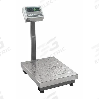 TORBAL Industrial Bench Scale: 15 3/4 in x 15 3/4 in, IP68, Column-Mounted - Bench Scales with Column-Mounted Indicator