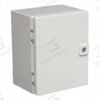 RITTAL Enclosure: Steel, 9 in x 9 in x 6 in, NEMA 4, Solid Cover, Hinged (MPN JB101006HC). Key specifications — Closure Method: 1/4-Turn Latch; Brand: RITTAL; Knockouts: Not Included.