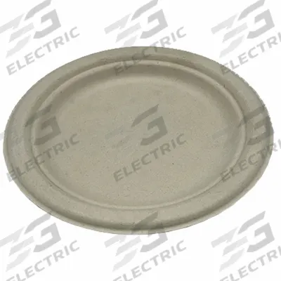 APPROVED VENDOR Disposable Fiber Plate: Ivory, Heavy-Wt, 7 in Disposable Plate Size - Fiber Plates