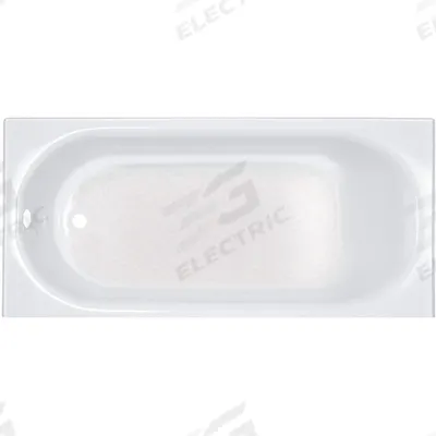 AMERICAN STANDARD Recess Bath: Left Drain Location, 17 1/2 in Overall Ht - Alcove Bathtubs