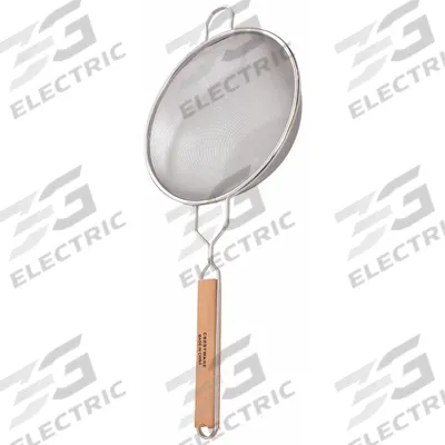 CRESTWARE Mesh Strainer: Medium Single Mesh Mesh Size, 23 1/2 in Overall Lg - Wire Mesh Strainers