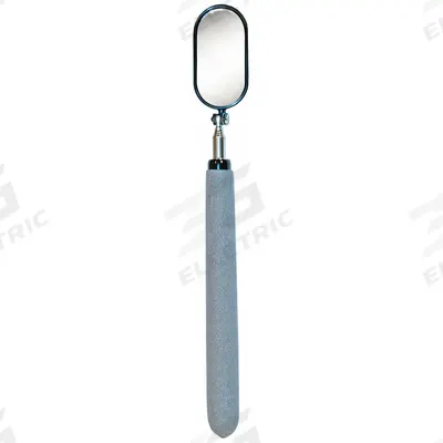MAG-MATE Inspection Mirror: 2 in L x 1 in W Mirror Size, Mirr. Mat. Glass - Standard Inspection Mirrors