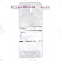 WHIRL-PAK Sampling Bag: Self-Standing, Sterile, 4 fl oz Capacity - oz, 100 mL Capacity - mL (MPN B01402). Key specifications — Includes: (1) Tablet of 25 mg Active Sodium Thiosulfate; Brand: WHIRL-PAK; Color: Clear; Product Type: Sampling Bag; Standards: HACCP; Style: Self-Standing.