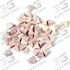 RAYTECH Finishing Media: Plastic, Very Fine Cut Pyramid, Extra Smooth Finish, 5 lb (MPN 41-131). Key specifications — Brand: RAYTECH; Compatible Tumbler: Vibratory Tumbler; Compatible Tumbler Environment: Wet.