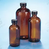 KIMBLE Storage Bottle: 30 mL, Amber, 20-400 mm, Phenolic, 432, PolyCone, Type III (MPN 5120120C-25). Key specifications — attr1370730: Amber; attr1370762: None; attr1370763: Soda Lime Glass; attr1370766: KIMBLE; attr1370767: 20-400 mm; attr1370776: No; attr1370779: Type III; attr1389381: Attached.