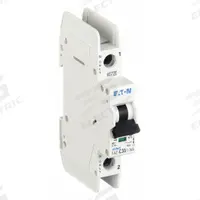 EATON IEC Miniature Circuit Breaker: 30 A Amps, 48V DC, 10kA at 277/480V AC, Screw Clamp, FAZ-NA (MPN FAZ-C30/1-NA-SP). Key specifications — Brand: EATON; DC Voltage Rating: 48V DC; Max. AIR Rating: 10kA at 277/480V AC; Terminal Connection: Screw Clamp; AC Voltage Rating: 277/480V AC.