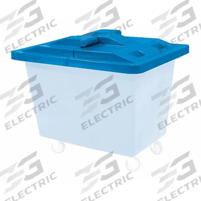ROYAL BASKET TRUCKS Hinged Truck Lid: 43 1/2 in L 29 in W 3 in H, Fits 21 cu ft, 0.8 cu yd - Non-Hinged Lids for Cube Trucks