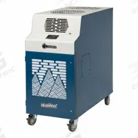 KWIKOOL Portable Air Conditioner: 800 sq ft – 1,500 sq ft, 23,500 BtuH, 115V AC, Cooling Only (MPN KIB2411-3). Key specifications — Compatible Location: Indoor; Voltage: 115V AC; Includes Air Filter: Air Filter Included; Brand: KWIKOOL.