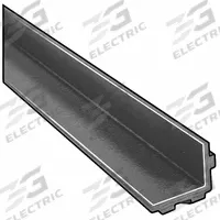 FIBERGRATE Fiberglass Angle: 1 1/2 in Outside Leg Lg, 1 1/4 in Inside Leg Lg, 1/4 in Leg Thick, VEFR (MPN 871050). Key specifications — Color: Dark Gray; Mechanical Finish: Polished; Leg Inside Corner Shape: Square; Brand: FIBERGRATE; Brand Series: EZ Angle®.