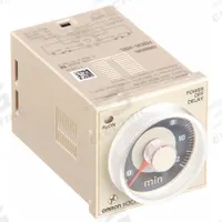 OMRON Single Function Time Delay Relay: Surface Relay Mounting, 100 to 120V AC, 0.05 sec – 12 min (MPN H3CR-H8L-AC100120M). Key specifications — Brand: OMRON.