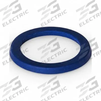 JW WINCO Sealing Washer: FDA Approved, HNBR, Blue, 38 mm Inside Dia, 42 mm Outside Dia - Hygienic Single-Piece Sealing Washers