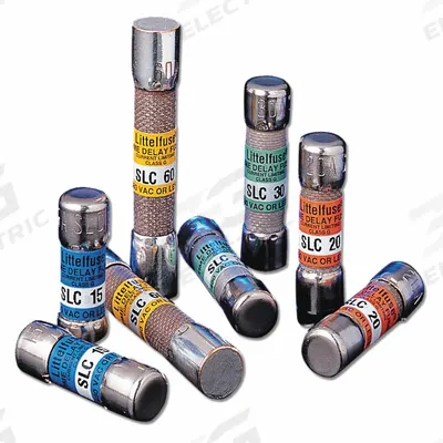 LITTELFUSE Fuse: Class G, SLC Series, Time-Delay, 10 A, 600 V AC - Time-Delay Cylindrical Fuses