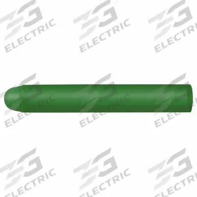 MARKAL Marking Crayon: Wax, 11/16 in Tip Wd, Soft, Green, 0°F to 40°F - Wax Lumber Crayons