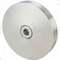 APPROVED VENDOR Track Wheel: 7 7/8 in Wheel Dia., 1 3/8 in Wheel Wd, 2,204 lb Load Capacity, Steel (MPN DSPK 200K). Key specifications — attr1099880: No; attr1099886: Silver; attr1099891: APPROVED VENDOR.