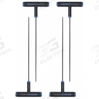 EKLIND Hex Key: 1 Ball Ends, 2.5 mm Tip Size, Metric, Long, Alloy Steel, Black Oxide, T, 4 PK (MPN 64825). Key specifications — attr1205521: EKLIND; attr1205526: Black Oxide.