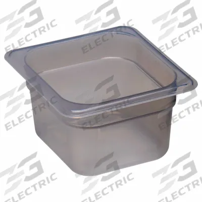 CAMBRO Food Pan: Sixth Size, Rectangular, 1.6 qt Capacity, NSF Certified - Steam Table Pans