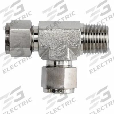 BRENNAN INDUSTRIES Single Ferrule Instrumentation Fittings: Compression x MNPT x - Clean & Bagged Single-Ferrule Stainless Steel Fittings