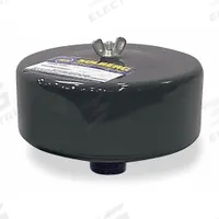 SOLBERG Filter Silencer: 1 in (M)NPT Inlet Size, 35 cfm, 4 in Overall Ht, 6 in Outside Dia (MPN FS-15-100). Key specifications — attr60071: FS-15-100; attr60074: SOLBERG.