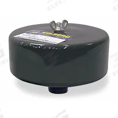 SOLBERG Filter Silencer: 1 in (M)NPT Inlet Size, 35 cfm, 4 in Overall Ht, 6 in Outside Dia (MPN FS-15-100). Key specifications — attr60071: FS-15-100; attr60074: SOLBERG.