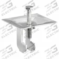 APPROVED VENDOR Grating Clip, Stainless Steel, 25PK: Square, 1/4"-20 Hex Head Cap Screw, 25 PK (MPN ZSSGG1E). Key specifications — Fits Minimum Bearing Bar Thickness: 2 in; Product Type: Square; Fits Maximum Bearing Bar Thickness: 2 in.