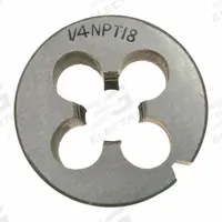 WESTWARD Alloy Steel Die, 1/4-18 NPT: CCT1060-15, Die