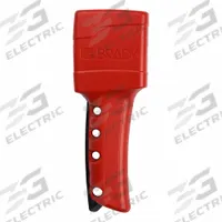 BRADY Cable Lockout Without Cable: Squeeze Handle, Red, Cable Not Included (MPN 50944). Key specifications — Body Material: Polypropylene; Resistance Properties: Temperature Resistant; Includes Cable: No; Brand: BRADY; Includes Cable_Table: Cable Not Included.