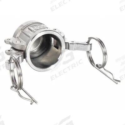 USA INDUSTRIALS Dust Cap: 1 in Coupling Size, 250 psi Max. Working Pressure @ 70 F, 57.4 mm Overall Lg - Type DC Stainless Steel Cam & Groove Dust Caps
