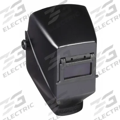 JACKSON SAFETY Welding Helmet: Passive, 0 Arc Sensors, Black, W10, 2 in x 4.25 in, Ratchet - Passive Welding Helmets