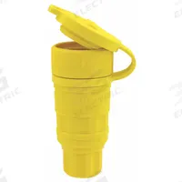 LEVITON Locking Connector: Non-NEMA, Yellow, 125/250V AC, 30 A Current Rating, 3 Poles, 3 Wires (MPN 29W08). Key specifications — Brand: LEVITON.