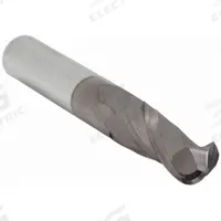 APPROVED VENDOR Ball End Mill: Carbide, TiCN Coated, 2 Flute, 3/8" Mill Dia, 1-1/8" LOC, 3" OAL (MPN 224-001042)