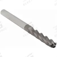 APPROVED VENDOR Ball End Mill: Carbide, TiCN Coated, 4 Flute, 3/16" Mill Dia, 1-1/8" LOC, 3" OAL (MPN 229-001012)