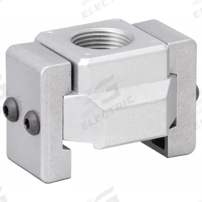 GROZ Pipe Adapter: 3/4 in NPT, Aluminum, Piping Adapter Series - Modular Connectors