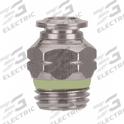 AIGNEP USA Push-Fit Adapter Fitting: 4 mm OD x 1/8 in Pipe Size - Stainless Steel Tube Fittings