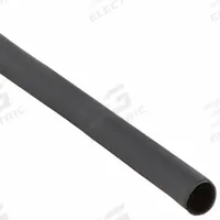 INSULTAB Heat Shrink Tubing, Food Grade: 0.38 in I.D. Before Shrinking, 4 ft Lg, Black, 2:1, 5 PK (MPN HS-614-3/8 Blk 48). Key specifications — Color: Black; Brand: INSULTAB.