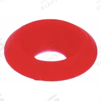 T&S BRASS Index Ring: Plastic, For Hot Handle Type, Color Index, Red, 9/16 in Overall Dia (MPN 001661-45). Key specifications — Material: Plastic; Brand: T&S BRASS; For Handle Type: Hot; Index Color: Red; Index Style: Color.