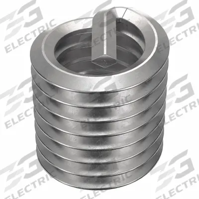 APPROVED VENDOR Helical Insert: Tanged Tang Style, Screw-Locking, 3/8"-16 Thread Size, Plain - Screw-Locking Tanged Helical Inserts