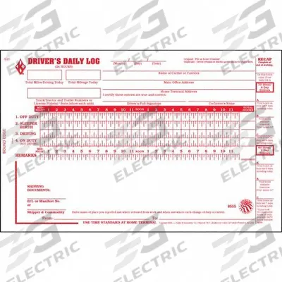 JJ KELLER Detailed Drivers Logbook: Driver's Daily Log Book, Carbonless, English - Tractor-Trailer & Truck Driver Logbooks