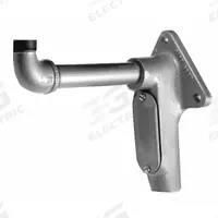 HUBBELL GAI-TRONICS Strobe, Mounting Kit: Metal, Mounting Kits, 53DE10, 540, Gray, Bracket Assembly (MPN 4115A). Key specifications — Compatible with Grainger Part Number: 53DE10; Compatible with Series: 540; Manufacturer Part Number: 4115A; Product Type: Bracket Assembly; For Use With: Beacon; Includes: Elbow; Brand: HUBBELL GAI-TRONICS; Color: Gray.