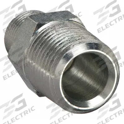 PARKER Metal Pipe Straight: Straight, Carbon Steel, 1/8 in x 1/8 in - Threaded Instrumentation Extreme-Pressure Pipe Fittings