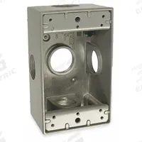 BELL Electrical Box: Aluminum, Rectangular, 1 Gangs, 3/4 in Hub Size, 18.3 cu in Capacity, Gray (MPN 5332-0). Key specifications — Color: Gray; Brand: BELL.