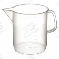 APPROVED VENDOR Beaker: Low Form with Handle, Molded Graduation, Polypropylene, Translucent (MPN 326495-5000). Key specifications — Clarity: Translucent; Graduation Style: Molded; Body Color: Colorless; Brand: APPROVED VENDOR; Product Type: Beaker; Includes Graduations: Yes.