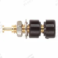 POMONA Banana Jack: 7/8 in Lg, 5 A Max Current Measurement, 1,500 V Max Volt Measurement (MPN 2142-2). Key specifications — Manufacturer Part Number: 2142-2; Body Material: Brass; Brand: POMONA; Color: Red.