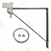 DAYTON Mounting Bracket: Mounting Bracket, 14 1/2 in Lg, 2 in Wd, Steel (MPN 1ZCP6). Key specifications — Includes: Secondary Safety Support Cable; Material: Steel; Manufacturer Part Number: 1ZCP6; Brand: DAYTON; Color: Gray.