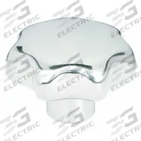 KIPP Hand Knob: 7 Point, Stainless Steel, M6 Thread, 12 mm Thread Lg, 32 mm Dia (MPN K0150.532062). Key specifications — Brand: KIPP; Finish: Polished.