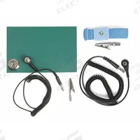 APPROVED VENDOR Static Control Kit: Cord/Ground Line and Alligator Clip/Mat/Wrist Strap, 4ECW5. Key specifications — Includes: Wrist Strap; Brand: APPROVED VENDOR.