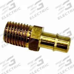 MEM-CO Mini Barb Fitting: 1/16 in Pipe x 3/16 in ID Size, MNPT x Tube, Brass, 27/32 in Overall Lg (MPN 1/16B5). Key specifications — Brand: MEM-CO.