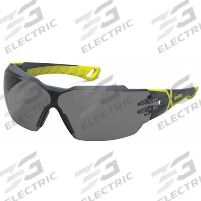 HEXARMOR Safety Glasses: Gray 14% Lens, Half-Frame, Anti-Fog/Hard Coat/TruShield - Padded Comfort-Fit Safety Glasses