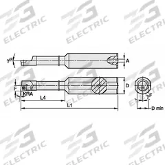 WIDIA Indexable Boring Bar: CCBI20350015L (MPN 2832147). Key specifications — attr257292: CCBI20350015L.